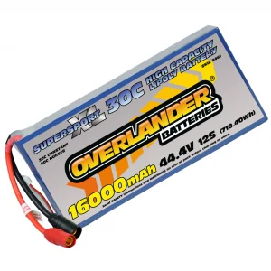 Overlander 16000mAh 44.4V 12S 30C Supersport XL LiPo Battery