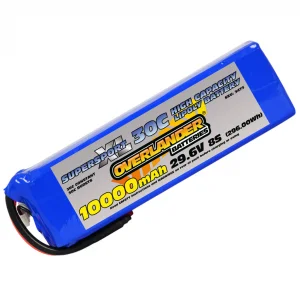 Overlander 10000mAh 29.6V 8S 30C Supersport XL LiPo Battery