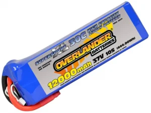 Overlander 12000mAh 37V 10S 30C Supersport XL LiPo Battery