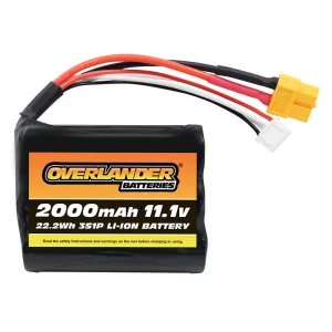 Overlander 2000mAh 11.1V 3S Li-Ion Battery