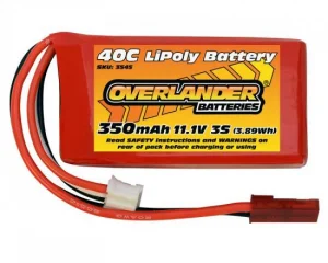 Overlander 350mAh 11.1V 3S 40C LiPo Battery
