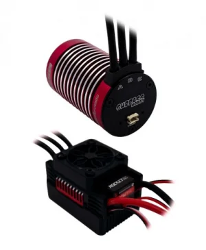 Overlander 3000KV Rocket RC V2 Supersonic F550 Brushless Motor + 60A ESC for 1:10 Cars