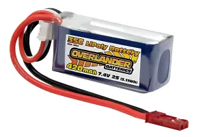 Overlander 420mAh 7.4V 2S 35C Supersport Pro LiPo Battery