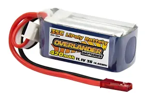 Overlander 420mAh 11.1V 3S 35C Supersport Pro LiPo Battery