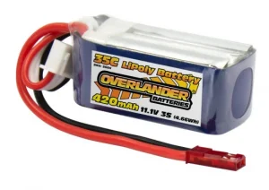 Overlander 420mAh 11.1V 3S 35C Supersport Pro LiPo Battery