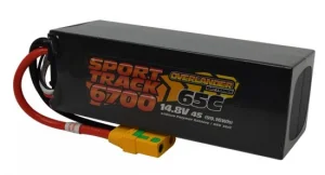 Overlander 6700mAh 14.8V 4S 65C Hard Case Sport Track LiPo Battery - XT90