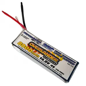 Overlander 8000mAh 14.8V 4S 25C Supersport XL LiPo Battery - AS150