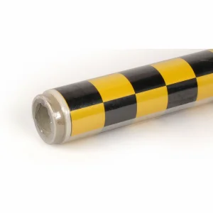 2Mtr Oracover Fun-3 Large Cheq.Prl G.Yel/Black