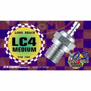 O.S. Engines Glow Plug LC4 (Long Reach)