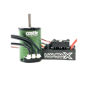 Castle Creations Mamba X SCT Extreme 1:10 ESC Sensored Combo With 1410-3800Kv 5mm Motor