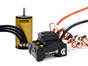 Castle Creations Cobra 8 ESC Combo With Limited Edition Gold 1515-2200Kv V2 Motor