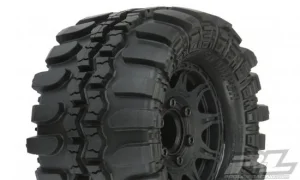 ProLine Interco TSL SX Super Swamper 2.8 Tyres Mounted on Black Raid 6X30 Removable Hex Wheels - 12mm Hex