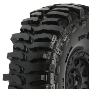 ProLine Interco Bogger 1.9 G8 Rock Terrain Truck Tyres on IMPULSE Black Beadlock Wheels (2)