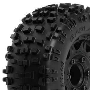 ProLine Badlands 2.8 - Mounted on Black Raid 6x30 Wheels (2)