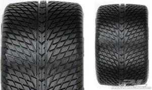 ProLine Road Rage 3.8 Mounted on Black Desparado 1/2 Inch Offset Wheels - 17mm Hex