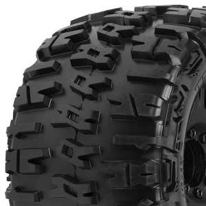 ProLine Trencher X 3.8 Tyres Mounted on Raid Black 8X32 Wheels - 17mm Hex