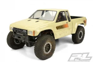 ProLine 1985 Toyota Hilux SR5 Clear Bodyshell Cab + Bed for SCX10 313mm WB	