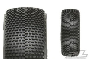 ProLine Buck Shot M3 Soft 1:8 Buggy Tyres With Closed Cell Inserts (2)