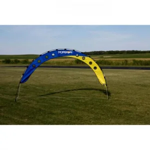 10 FT x 4 FT FPV Fly Under Arch w/Stakes; Horizon Logo