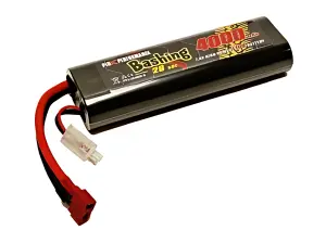 Pink Bashing LiPo 2S 7.4V-4000-50C (Deans) 139x47x25mm 240g Round