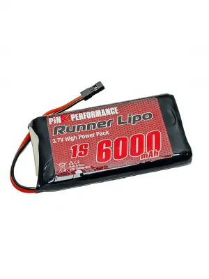Pink Runner Tx LiPo 1S 3.7V-6000 (85x50x12mm)