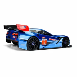 Protoform Chevrolet Corvette C7.R Clear Bodyshell for 1:8 GT1 Short