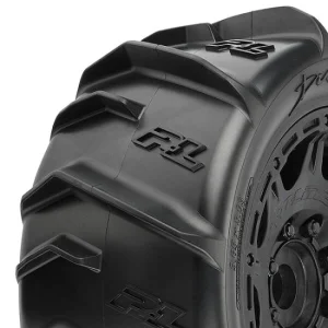 ProLine Dumont Paddle Tyres Pre Mounted on 5.7 Raid Black Wheels (2)