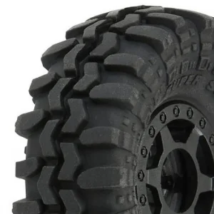 ProLine Interco Super Swamper TSL SX 1.0 on Black Holcomb Wheels - Fits Axial SCX24 (4)