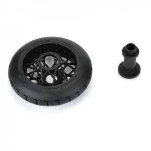 ProLine Supermoto S3 Rear Tyres Mounted on Black Losi Promoto Wheel (1)