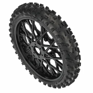 ProLine Dunlop Geomax MX33 CR4 Front Tyre Mounted on Black Losi Promoto Wheel (1)