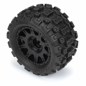 ProLine Badlands MX 1.85 Tires Mounted on Raid 12mm Hex Wheels - GROM (4)