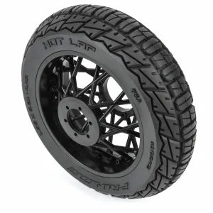 ProLine Hot Lap MX S3 Rear Tire Mounted on Black Supermoto Wheel