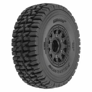 ProLine Mirage TT 2.2 /3.0 SC Tyres Mounted on Black Raid 12/14mm Hex Wheels (2)