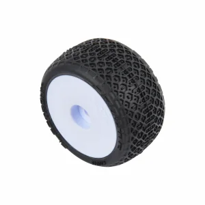 ProLine Electron 2.0T Tyres Mounted on 7mm White Losi Micro T White Wheels (4)