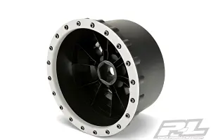 ProLine IMPULSE Pro-Loc Black Wheels with Grey Ring for Traxxas X-MAXX (2)