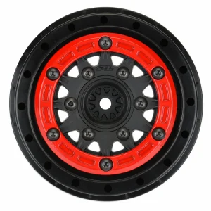 ProLine Raid 2.2/3.0 Red/Black Beadloc 6X30 SC Wheels (2) ** CLEARANCE **