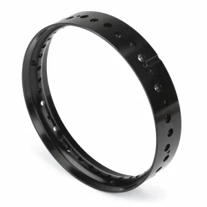 1/4 Pro-Spec Aluminium Front Rim Black: Promoto-MX