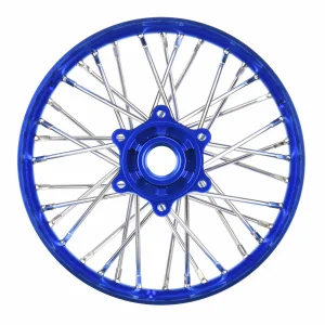 1/4 Pro-Spec Aluminium V2 Bead Rear Wheel Blue/Blue (1): Prom