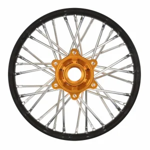 1/4 Pro-Spec Aluminium V2 Bead Rear Wheel Black/Gold (1): Pro