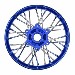 1/4 Pro-Spec Aluminium V2 Bead Rear Wheel Blue/Blue (1): Prom