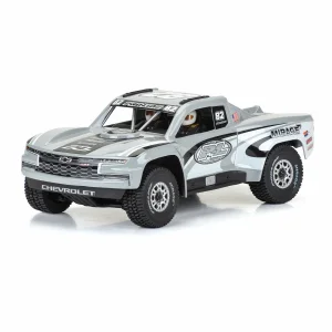 ProLine Pre-Cut 2019 Chevy Trophy Truck Tough Color Gray Bodyshell - 1:16 Arrma Mojave GROM