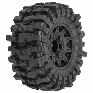 ProLine Mickey Thompson Baja Pro X 2.8 Tires Mounted on Raid Black Wheels (2) ** CLEARANCE **