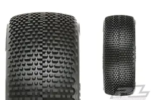 ProLine Buck Shot M3 Soft 1:8 Buggy Tyres With Closed Cell Inserts (2)