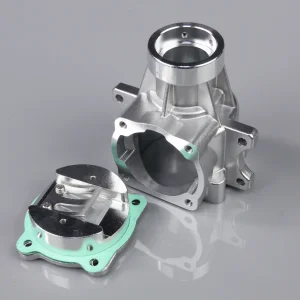 Stinger Engines Crankcase Lower and Backplate (fits 20cc RE)