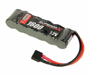 Battery, 2/3A 7.2V 6-Cell 1600mAh NiMH, SBS-Flat, HCT