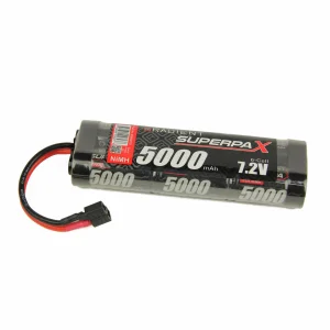 Battery, SC 7.2V 6-Cell 5000mAh NiMH, Stick, HCT
