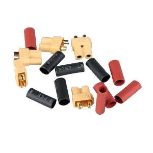 Radient XT30 Female (Battery End) including Heat Shrink (5pcs)