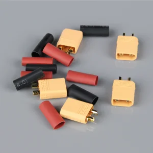 Radient XT30 Male including Heat Shrink (ESC End) (5pcs)
