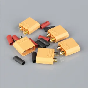Radient XT90 Male including Heat Shrink (ESC End) (5pcs)