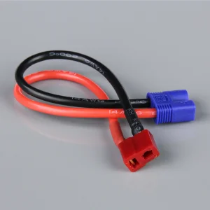 Radient Battery Adapter, Deans Female to EC3 Male, 14AWG, 100mm